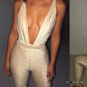 Gold jumpsuit